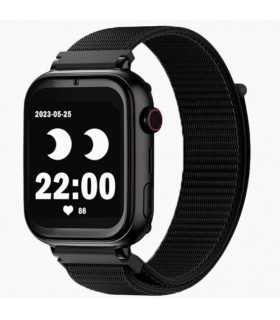 Reloj SaveWatch Plus con GPS y llamada para Niños correa tela negra SaveFamily
