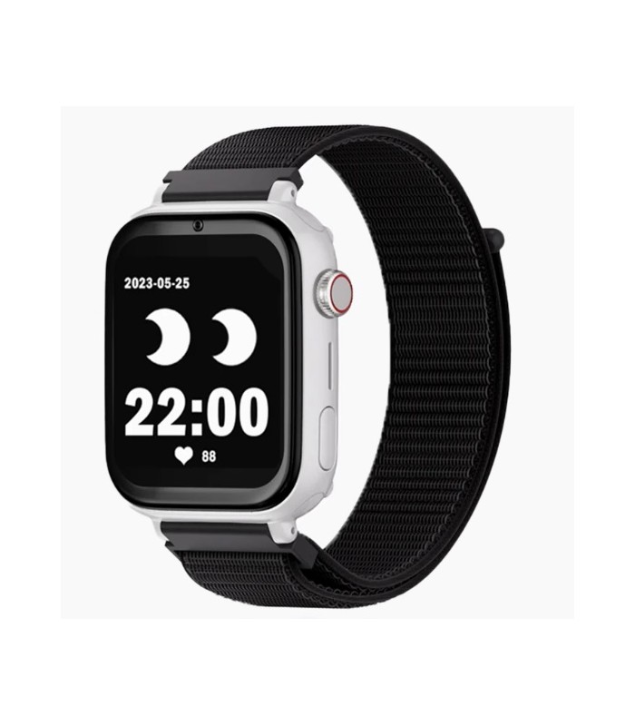 Reloj SaveWatch Plus con GPS y llamada para Niños correa tela negra SaveFamily