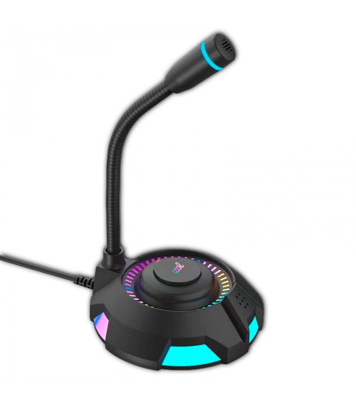 MICRÓFONO COOL GAMING USB Led RGB