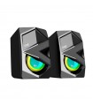EQUIPO ALTAVOCES USB PARA PC Gaming LED COOL 8W