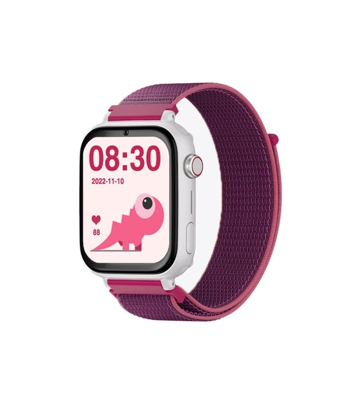 Reloj SaveWatch Plus con GPS y llamada para Niños correa tela morado SaveFamily