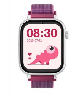 Reloj SaveWatch Plus con GPS y llamada para Niños correa tela morado SaveFamily