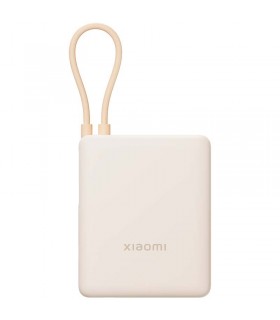 Xiaomi Power Bank 10000mAh 33W Tostado | Carga Rápida con Cable Integrado