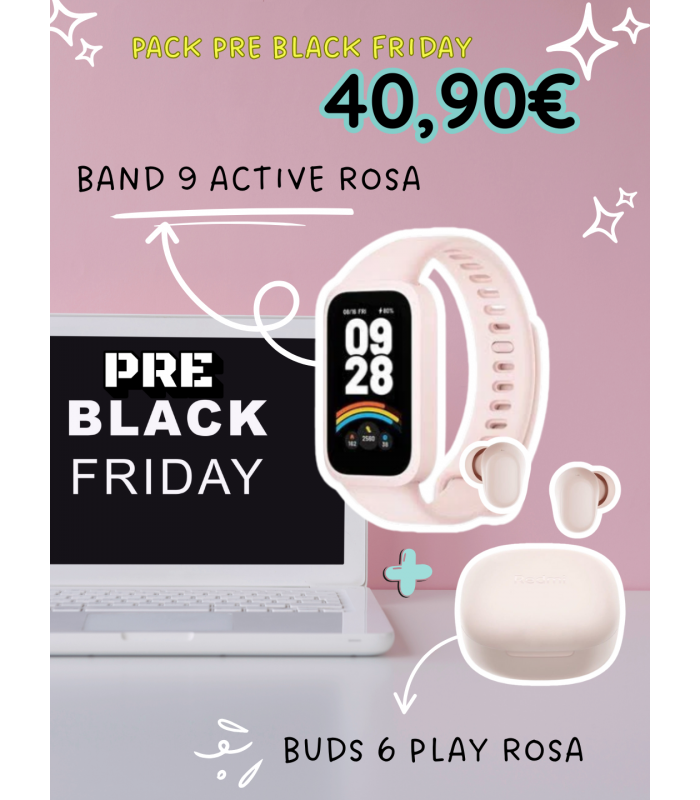 PACK 4 PRE BLACK FRIDAY Redmi Watch 5 Active Blanco + Buds 6 Active Blanco