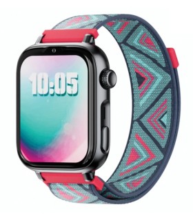 Reloj SaveWatch Plus 2 con GPS y llamada para Niños correa silicona Negra