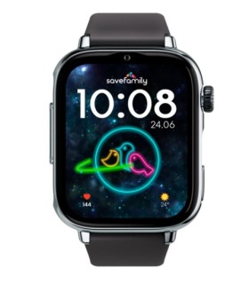 Reloj SaveWatch Plus 2 con GPS y llamada para Niños correa Tela ZigZag