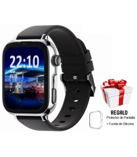 Reloj SaveWatch Plus 2 con GPS y llamada para Niños correa silicona Negra