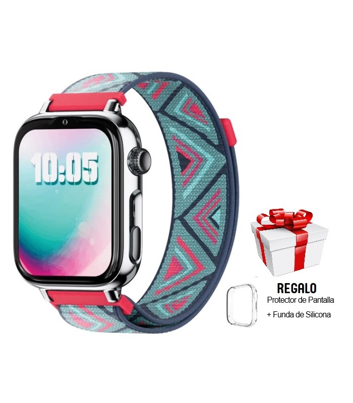 Reloj SaveWatch Plus 2 con GPS y llamada para Niños correa tela Tribeca