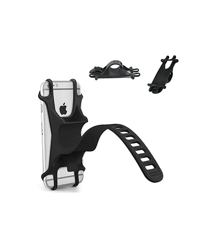 SOPORTE DE SILICONA MÓVIL PARA BICI Y MOTO 4 a 6"