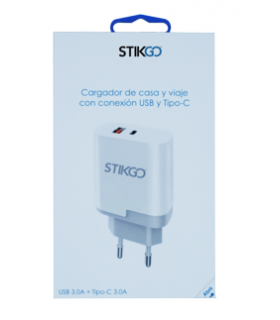 Cargador Rapido 2.1A Adaptador USB