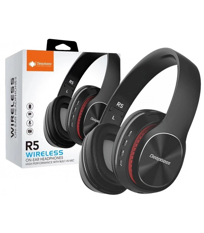 copy of Auriculares Diadema inalámbricos Deepbass R5 Azul