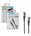 Cable Lightning a Tipo-C 27W 3A 2M Negro